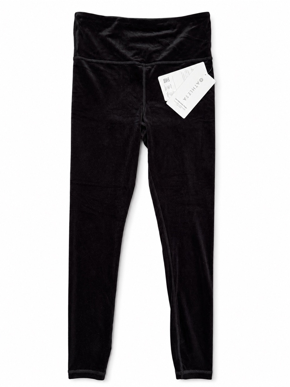 Athleta Black Velvet High-Waist Kids Leggings